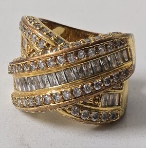 Vintage Seta Golden Fasion Women's Ring